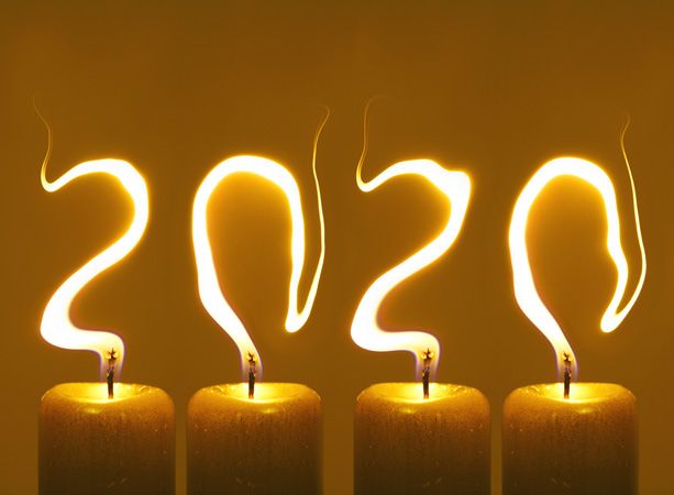 Novoročenka 2020 svíčky